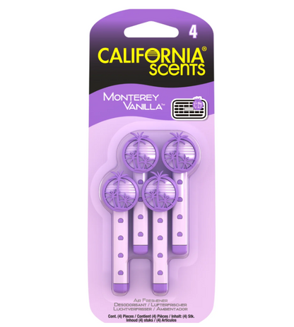 California Scents 4PK Vent Stick